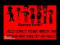 Youtube Thumbnail All Barney errors in one WHOLE video