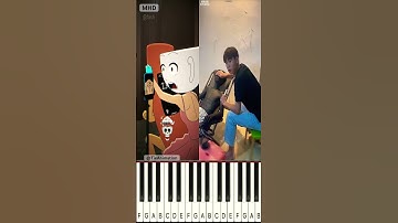Advanced tattoo Original vs Anime | Brainrot@fash - Piano Tutorial