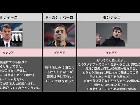 【世紀の大誤審】2002日韓W杯についてのレジェンドのコメント イタリア関係者