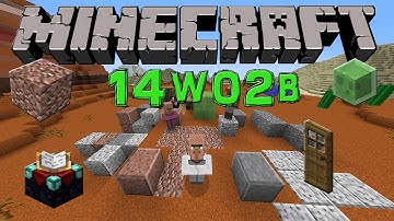 Minecraft Snapshot | 14w02b (Slime Blocks, Granite, Enchanting and more!)