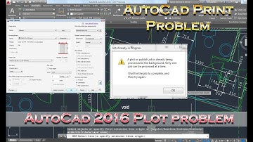 Print or Plot problem in AutoCad. Can