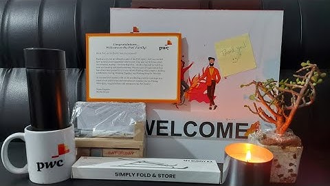 PwC welcome kit 2022 | Big4 #grateful 