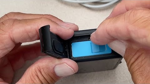 How to remove a microSD card from GoPro with Adapter card