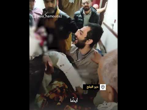 فلسطيني مصاب يفجع باستشهاد طفليه في غزة