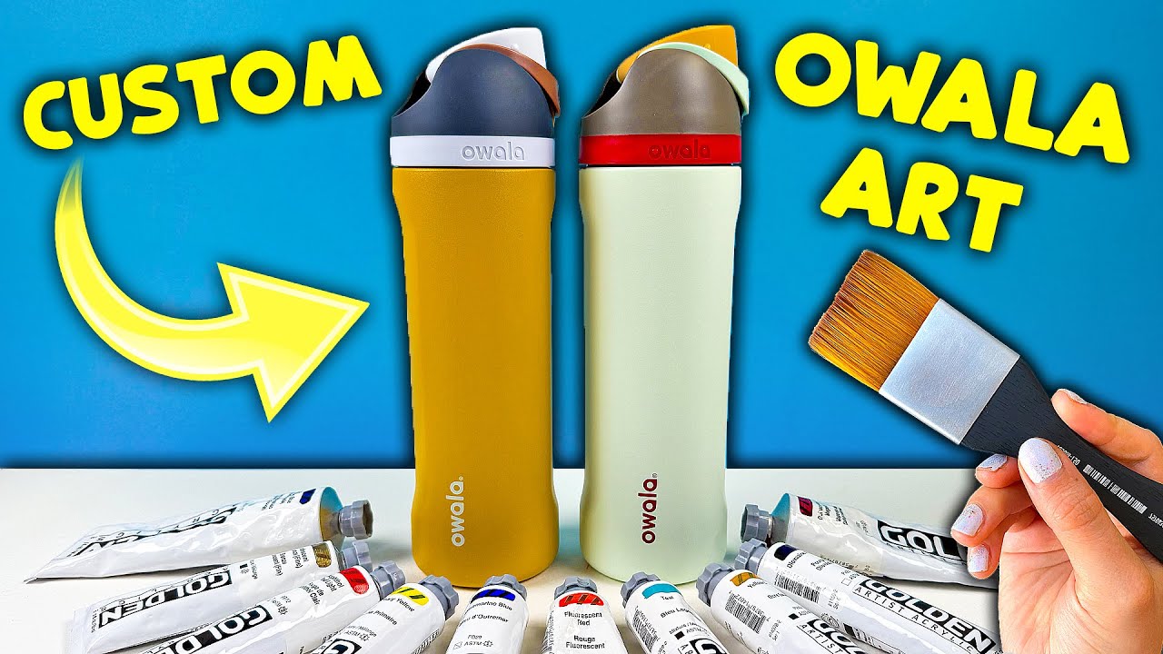 Customizing Owala Water Bottles *this was SO fun* - YouTube