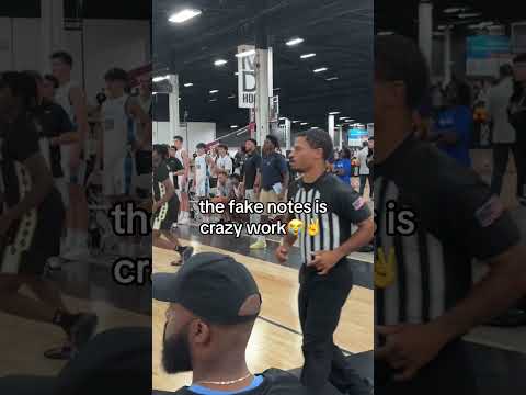 His game don’t start for three hours… so he decided to scout😂 #viral #fyp #funny #basketball #aau