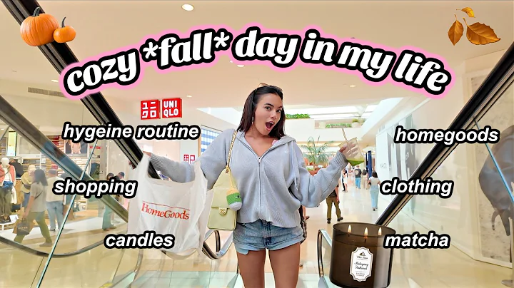 cozy *FALL* days in my life!🧸🍂 romanticizing fall, candle shopping, homegoods & cozy nights at home!