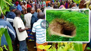 Ntibisanzwe!! Umugore uhetse umwana yakuwe mucyobo cya Metero 18 mu Rwanda | Reba nawe