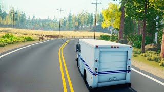 NEW - Open-World Delivery Driver Simulator Shipping Packages in 1980s USA | Ep. 1 | Lake Gameplay screenshot 1