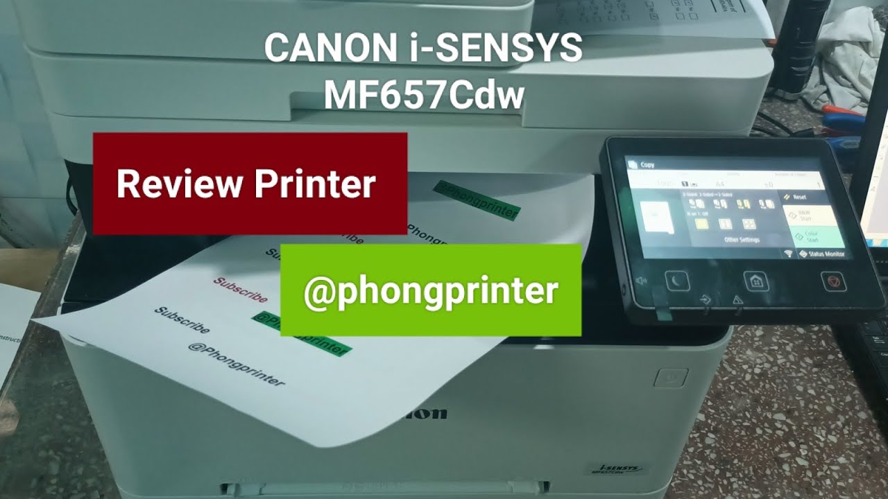 Canon i-SENSYS Color Laser Printer MF657Cdw - Review Printer @Phongprinter #shorts