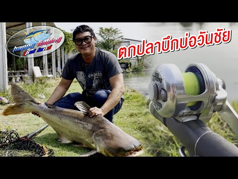 ตกปลาบึก...บ่อตกปลาวันชัย Happy Fishing