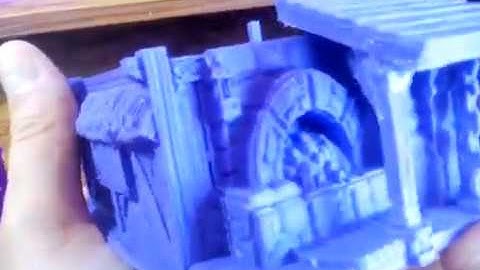 Viking Blacksmith 20mm Scale 3D Printed Test