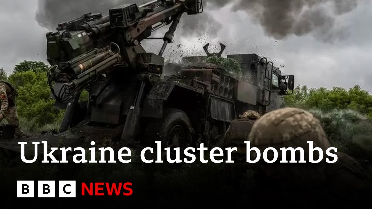 Ukraine using cluster bombs 'effectively', says US – BBC News - YouTube