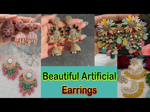 Latest Artificial Earring Design For Lehnga Saree What Kind Of Earrings Are  In Style For Karwa Chauth 2022 | Latest Earrings: झुमकों पर अटक जाएगी नज़र,  करवा चौथ पर लहंगा, साड़ी और
