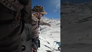 camp in 4509m in snow #mountains #snow #travel #adventure