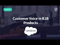 Webinar: Customer Voice in B2B Products by Salesforce PM, Limor Rohald