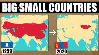 Big Countries That Became Smaller