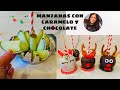 Cómo Hacer Manzanas Con Caramelo y Chocolate para Navidad/ Caramel Apples