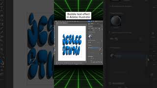 Adobe illustrator tutorial (Bubble effect) #graphicdesigner #illustrator