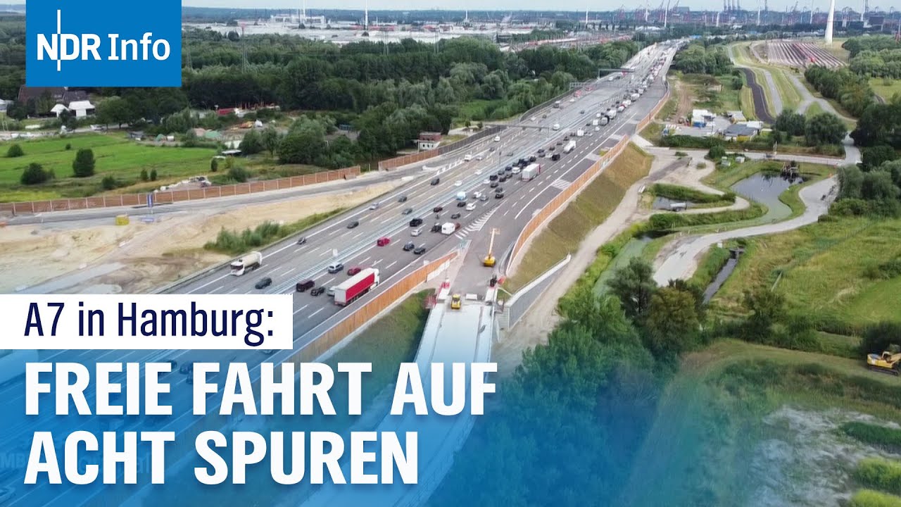 Stau-Alarm vorbei? So sieht die A7 bei Hamburg jetzt aus! | NDR Info