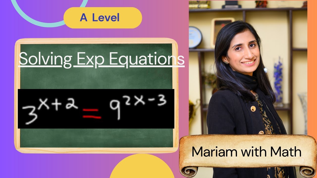 Solving Exponential Equation A Levels Math 9709 - YouTube