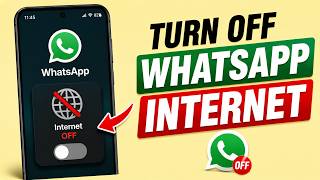 How to Turn Off WhatsApp Internet Without Disconnect Mobile Data or WiFi screenshot 4