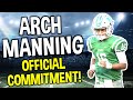 The REAL REASON Arch Manning Chose Texas