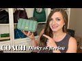 *REVIEW* Coach NEW Dinky 18 with quilting WASHED GREEN! What Fits, Mod Shots