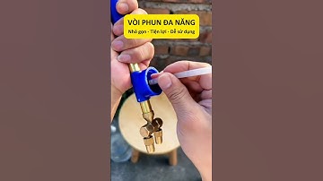 2. Vòi phun nước cầm tay đa năng, tiện lợi #xuhuong