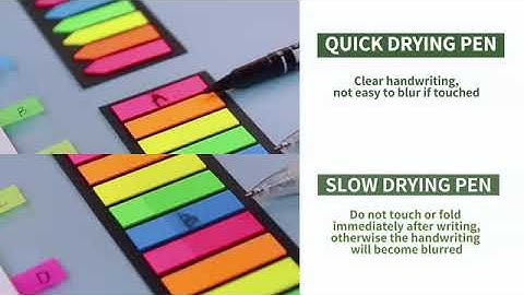 Highlighter Tape, Transparent Sticky Long Page Markers Tabs, Morandi Neon