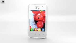 LG Optimus L1 II TRI White 3D model by 3DModels.org