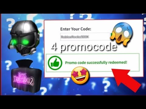 ROBLOX ახალი 4 promocode (მოასწარით)