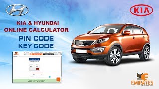 old hyundai pin code calculator