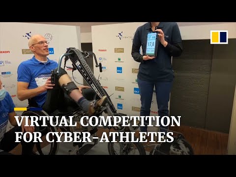 Cyber-athletes compete remotely