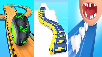 Going Balls VS Battery Run VS Smile Rush - All Levels Android iOS Gameplay Ep 1