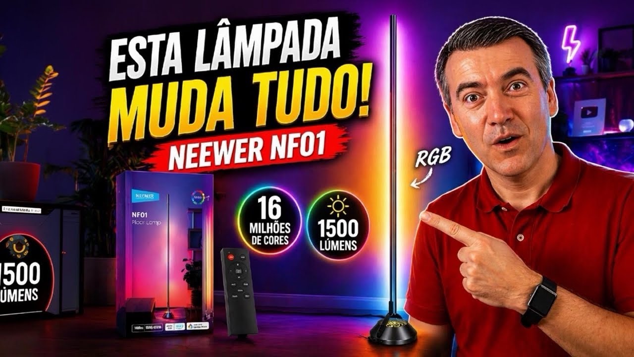 THIS LAMP CHANGES EVERYTHING! | NEEWER Smart Floor Lamp NF01 RGB