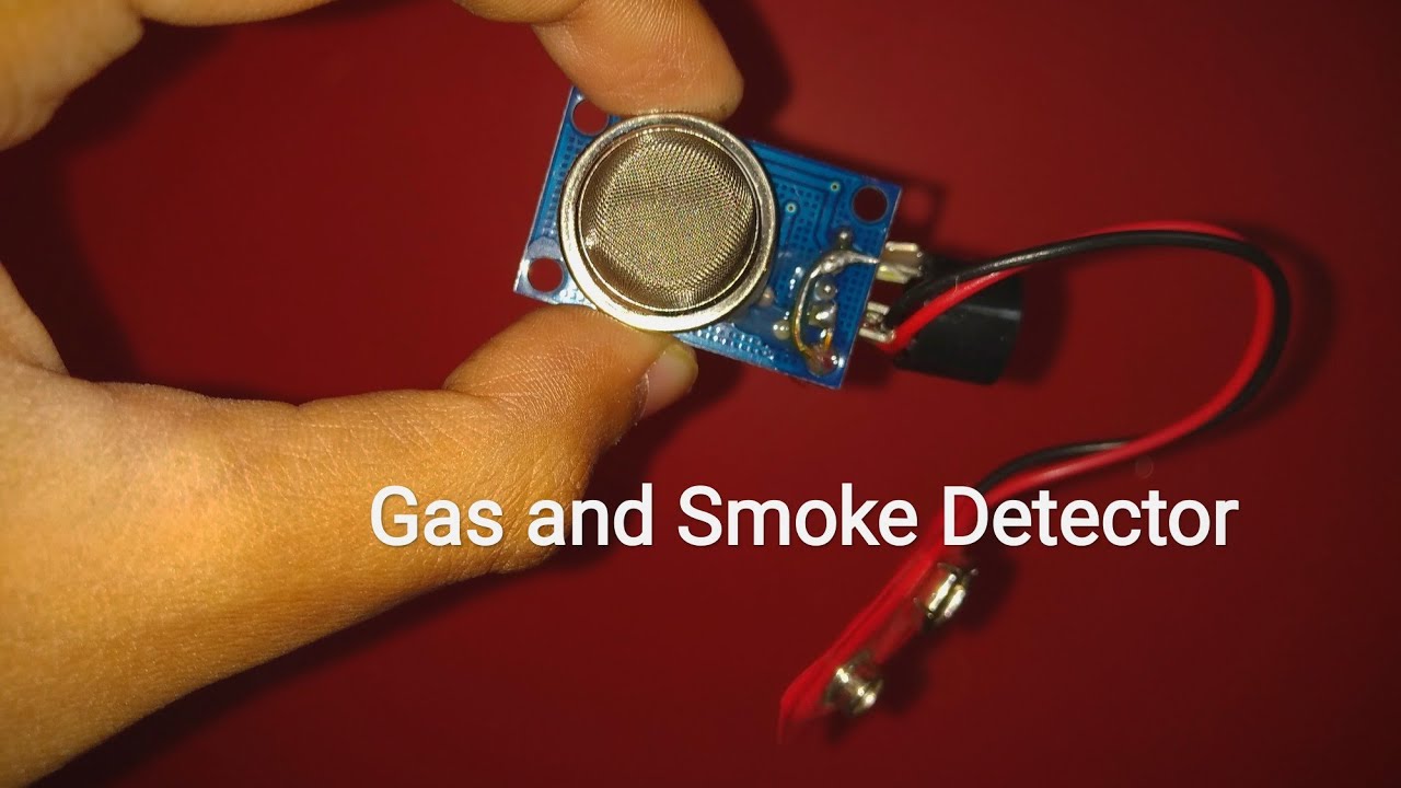 Simple gas and smoke detector under 250rupees. (Without Arduino) - YouTube