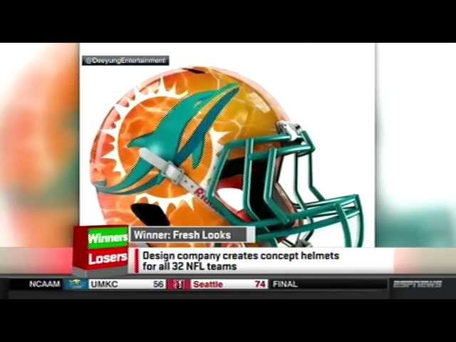 Alternate NFL Helmet Design Concepts by Dylan Young on ESPN