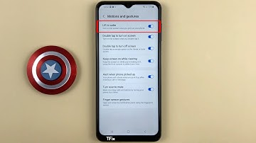Lift to wake on Samsung A04s Android 13