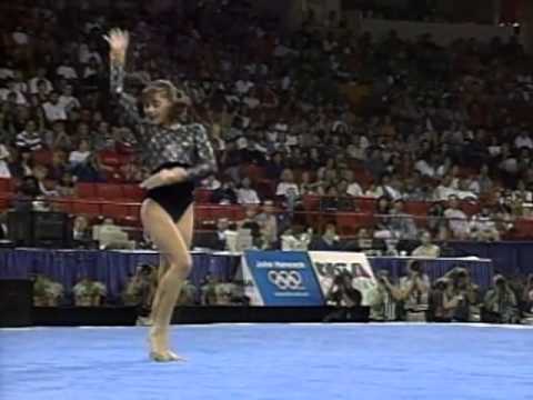 Dominique Moceanu Floor Exercise 1997 U S Gymnastics