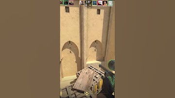 No scope, no chance 💀  Just raw flick energy 🎯 #cs2 #cleankill #csgo #clutch