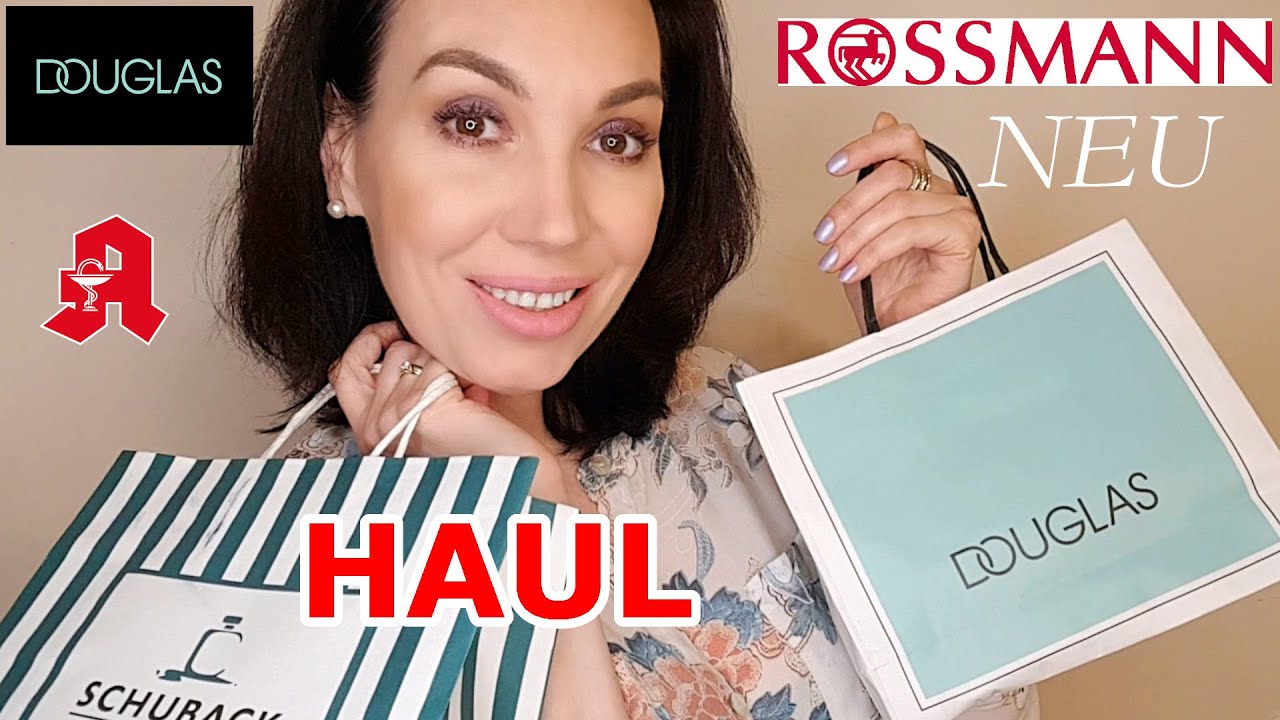 Neue Haul Douglas Rossmann Apotheke Schuback Zufrieden Natali Nordbeauty Youtube