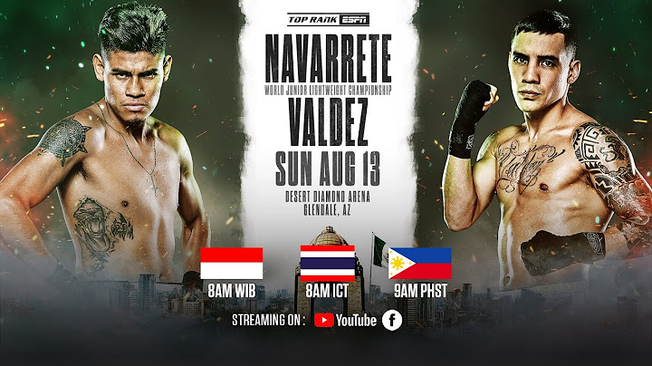 Emanuel Navarrete vs Oscar Valdez | FIGHT NIGHT LIVE STREAM
