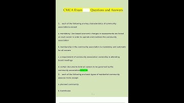 Latest Cmca Exam  Questions And Answers Verified Answers By Expert video