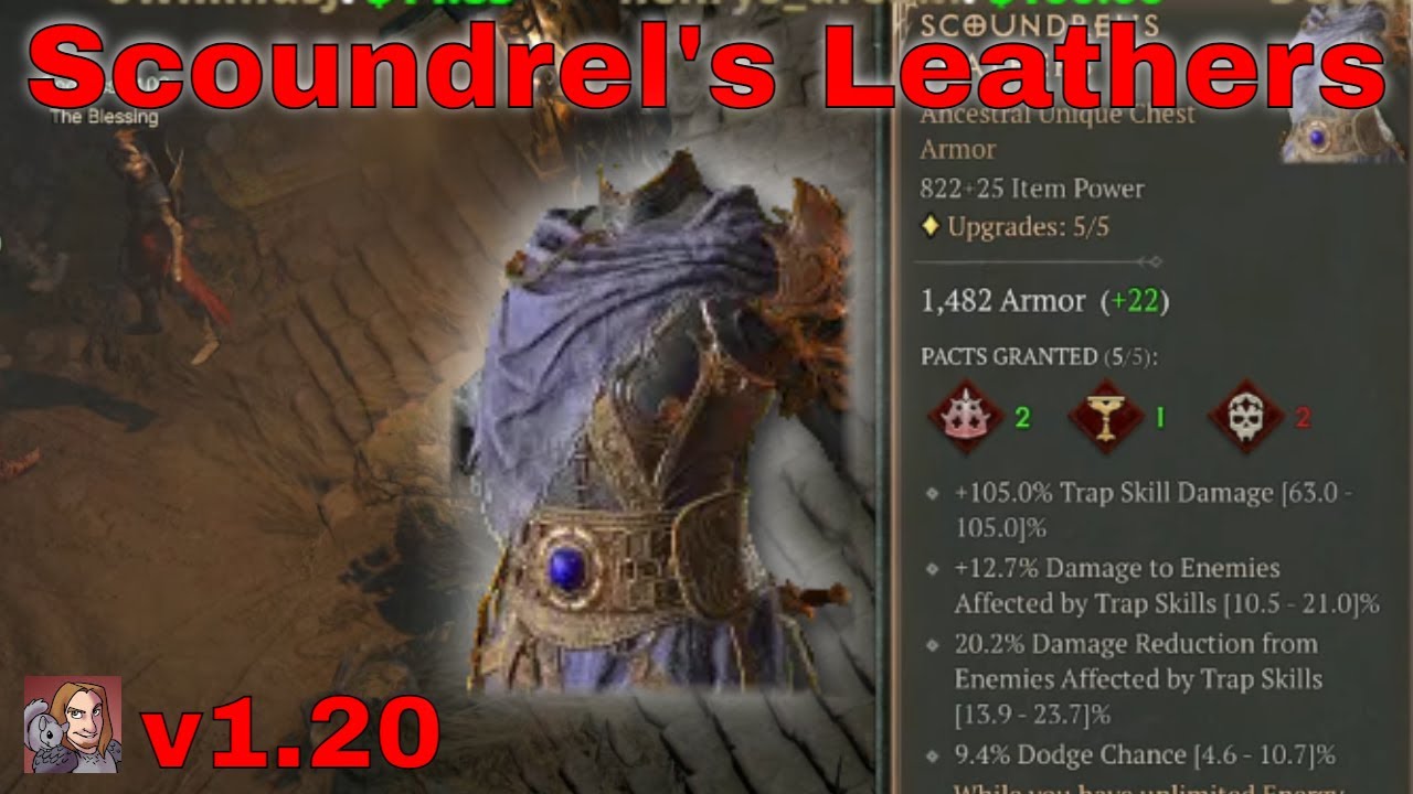 diablo-iv-unique-items-scoundrel-s-leathers-armor-patch-1-20-youtube
