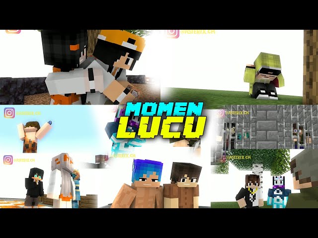 Kompilasi Animasi Momen Lucu YouTuber Minecraft Indonesia || Animasi Minecraft # class=