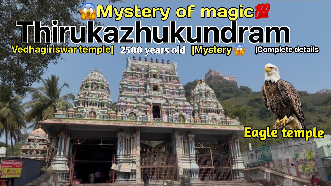 😱2500 Years Old Mystery Eagle Temple 🦅 | Thirukazhukundram Vedagiriswarar Temple Vlog” #youtubevideo