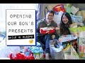 Great Gift Ideas For A One Year Old! | Unboxing Our Kid's Presents While He Naps