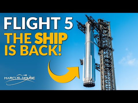 Flight 5 Starship Return, Incredible Starship Fire, and FAA Drama!