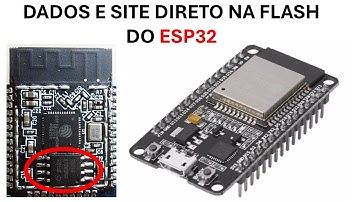 SALVANDO DADOS DIRETO NO ESP32 | VEJA COMO USAR A FLASH DO ESP PARA DADOS OU SITE | SPIFFS...